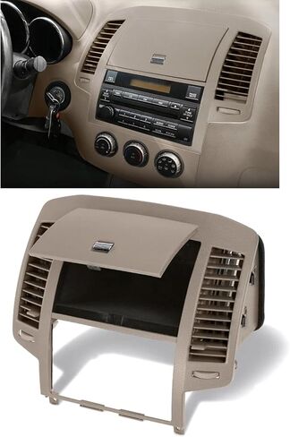 مناسب لـ 2005-2006 N1ssan Altima Center Dash Radio Bezel Storage Cube Vent Brown in Saudi Arabia