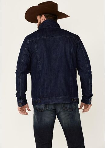 Cody James Men's Coasting Medium Wash Button-Front Unlined Denim Jacket Indigo Large in Kuwait