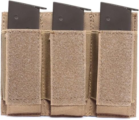 حقيبة مسدس تكتيكية ثلاثية - متوافقة مع MOLLE، تناسب مجلات 1911 وGlock 9 مم in Saudi Arabia