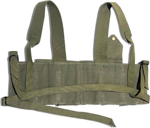 جهاز الصدر Warreplica Rhodesian Fereday & Sons مع جيب للقنبلة اليدوية FAL/G3/M14 Bush War/20rd .308/7.62x51mm 4 حقيبة للمجلات جهاز الصدر التكتيكي مع جيب للقنبلة اليدوية in Kuwait