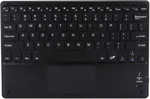 لوحة مفاتيح BT Touchpad، وقت عمل يصل إلى 72 ساعة مع حافظة واقية، لأنظمة iOS للكمبيوتر اللوحي مقاس 9-10.5 بوصة in Kuwait