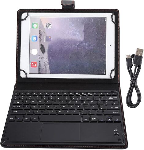 لوحة مفاتيح BT Touchpad، وقت عمل يصل إلى 72 ساعة مع حافظة واقية، لأنظمة iOS للكمبيوتر اللوحي مقاس 9-10.5 بوصة in Kuwait