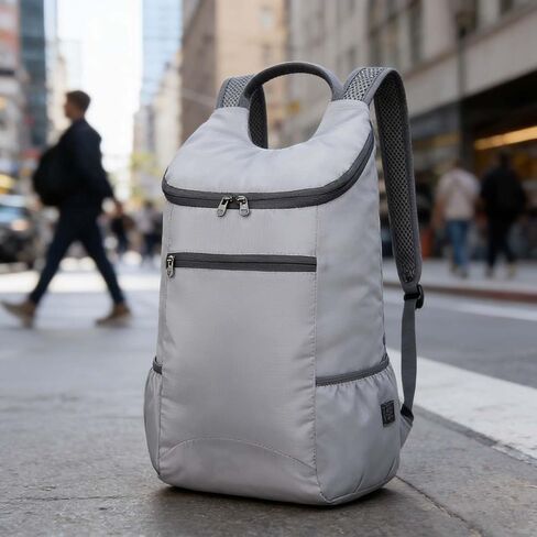 Lightweight Foldable Travel Packable Backpack,Casual Large-Capacity Daypack for Travel, Hiking, Outdoor Adventures, and Daily Use(Grey) in Saudi Arabia