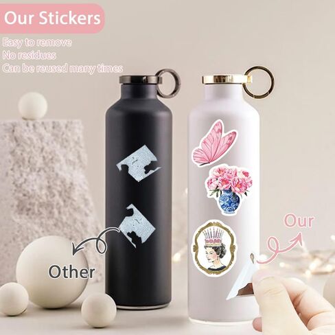 55pcs جماليات الوردي الفتيات Y2K حزمة ملصقات بريق، خمر Coquette DIY الحرف الشارات، مجلة للماء المحمول الغيتار الهاتف زجاجة المياه ملصقات سجل القصاصات، هدية حزب Preppy للنساء البالغات in Kuwait