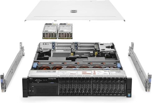 Dell PowerEdge R730 Server 2X E5-2695v3 2.30 جيجا هرتز 28 نواة وذاكرة وصول عشوائي سعة 384 جيجابايت وقضبان + علب (متجددة) in Saudi Arabia