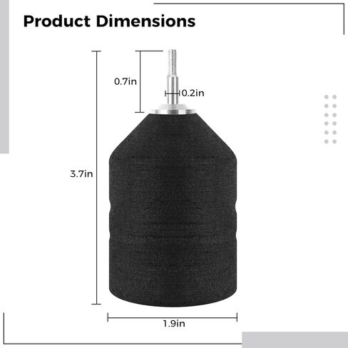 yeesport 10 Pack Foam Arrow Tips, Black Foam Archery Arrowheads, Soft Sponge Arrow Heads Tips Broad Heads for Archery Combat Game CS Shooting Practice in Saudi Arabia