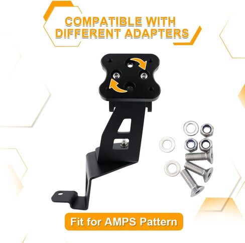 حامل ملاحة للهاتف مزود بحامل تثبيت GPS مناسب لـ Can-Am Maverick X3/X3 Max 2017-2025، متوافق مع Garmin/Tomtom Mount (فتحة AMPS) in Kuwait
