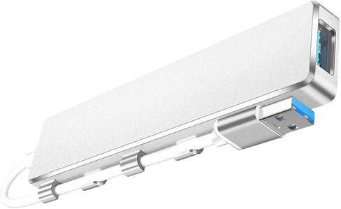 1 قطعة USB Hub نوع منفذ إمداد الطاقة محول توسيع محمول لأجهزة الكمبيوتر المحمول والكمبيوتر اللوحي والهاتف مقسم بيانات خفيف الوزن ومتعدد الوظائف لسهولة الاتصال in Kuwait