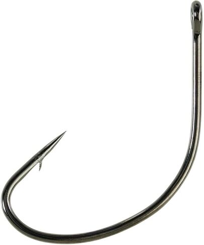 Eagle Claw L141 Kahle Hook Black Nickle Finish, Offset Life Bait Hooks in 50 and 25 Packs 141 Kahle Hook for Fishing Live Bait in Saudi Arabia