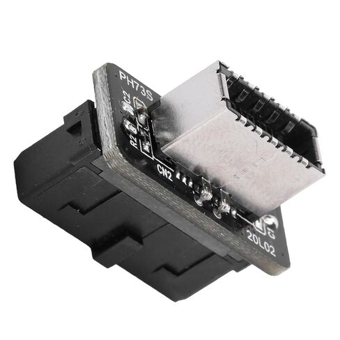 Drfeify Motherboard Front Panel Socket Plugin Port USB3.0 19P/20P to TypeE Multilayer Circuit Board Adapter for Stable Signal Transfer - for Computer Accessories in Saudi Arabia