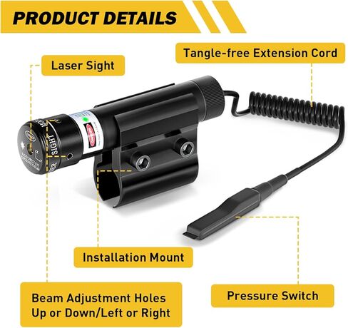 جهاز رؤية شعاع الليزر BugSalt متوافق مع Fly Salt Gun 2.0 و3.0 و4.0، ليزر ملح Tyseam لبندقية Bug Airsoft، جهاز رؤية ليزر لملحقات مضخة BB (جهاز رؤية الليزر فقط) in Kuwait