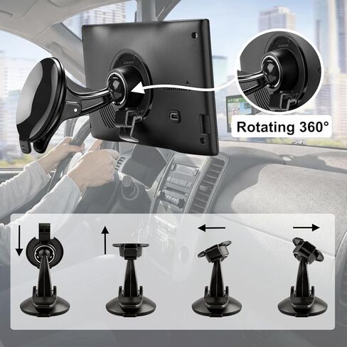 Suction Cup Windshield GPS Bracket Cradle Mount Replacement for Garmin DriveSmart 5 5LMT EX 50 50LM 50LMT 51 51LMT-S 51EX 55 55LMT 55EX 60 60LMT 61 61LMT-S 61EX 65 65LMT 7 7LMT 7LMT-S 70 70LMT 71 in Saudi Arabia