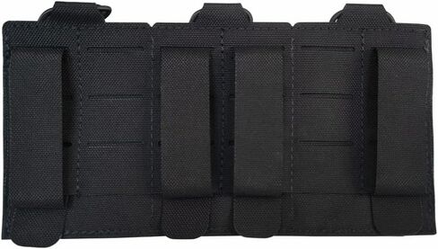 Tactical Mag Pouch Laser Cutting Molle Mag Pouch Triple Mag Pouch Open Top Mag Pouch for Magazine Holster for Tactical Bag Accessories Holder in Saudi Arabia
