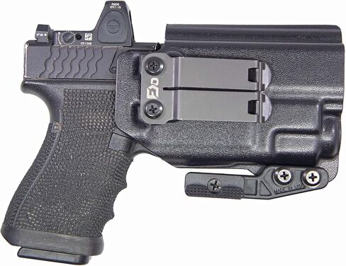 FDO Industries IWB Lightbearing Kydex Holster Optic Cut مع مخلب وDCC مشبك تروس معدني قطعة واحدة مقاس 1.5 بوصة - صنع في الولايات المتحدة الأمريكية in Kuwait