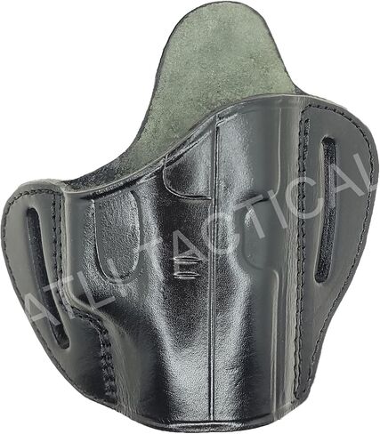 حافظة جلدية OWB لـ Glock 43 - لـ Glock 43، G43X، Mos، G42، Rgr SR22 LC9s، Taurus GX4 Pistols - Glock 43x Pancake Holster OWB - جلد العجل Glock 42 380 حافظة مخفية للحمل in Kuwait