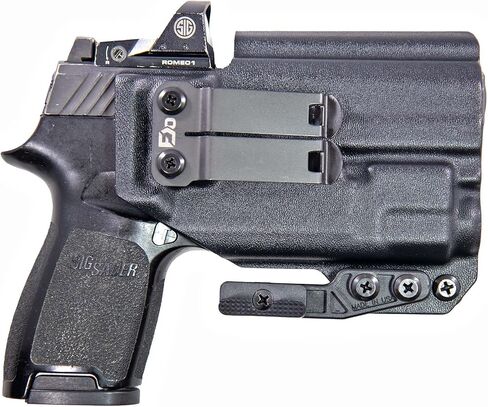 FDO Industries IWB Lightbearing Kydex Holster Optic Cut مع مخلب وDCC مشبك تروس معدني قطعة واحدة مقاس 1.5 بوصة - صنع في الولايات المتحدة الأمريكية in Kuwait