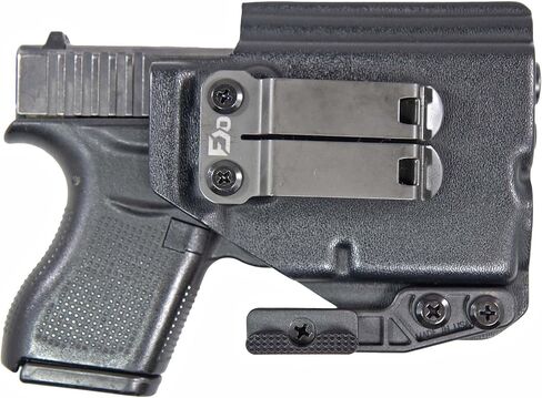 FDO Industries IWB Lightbearing Kydex Holster Optic Cut مع مخلب وDCC مشبك تروس معدني قطعة واحدة مقاس 1.5 بوصة - صنع في الولايات المتحدة الأمريكية in Kuwait