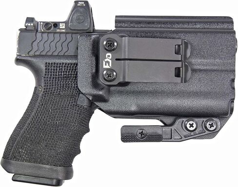 FDO Industries IWB Lightbearing Kydex Holster Optic Cut مع مخلب وDCC مشبك تروس معدني قطعة واحدة مقاس 1.5 بوصة - صنع في الولايات المتحدة الأمريكية in Kuwait