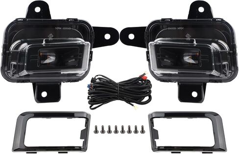 LED Fog Light Assembly with Lamp Bracket Wires Switch Compatible with 2019 2020 2021 2022 Ram 2500 3500 68273291AB in Saudi Arabia