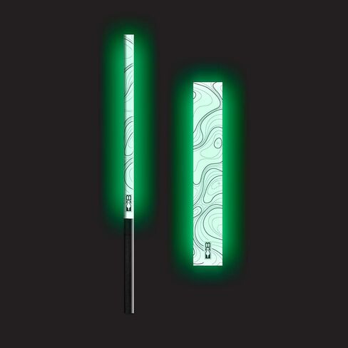 Bohning Glow in The Dark Topographical Arrow Wraps 13 Pack, 7", Standard in Saudi Arabia