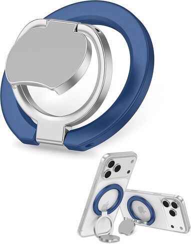 Magnetic Phone Holder 2-in-1 Foldable Gym Grip for iPhone 17 Pro Max 16e 16 Plus 15 Samsung Galaxy S26 S25 Edge S24 Ultra Z Flip7 Two-Sided Magsafe Pop-Style Phone Stand for Mag Car Mount & Phone Case in Kuwait