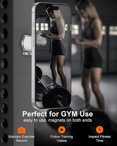 Magnetic Phone Holder 2-in-1 Foldable Gym Grip for iPhone 17 Pro Max 16e 16 Plus 15 Samsung Galaxy S26 S25 Edge S24 Ultra Z Flip7 Two-Sided Magsafe Pop-Style Phone Stand for Mag Car Mount & Phone Case in Kuwait