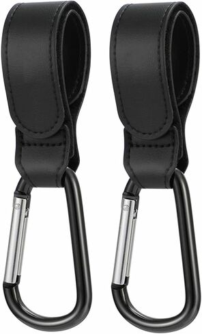 Stroller Hooks for Bags,2 Pack Non-Slip Stroller Clips and Hooks,Adjustable Stroller Carabiner Clip,Baby Stroller Accessories,Hooks for Bike,Scooter,Wheelchair, Walker by Aguwontior in Kuwait