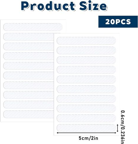 20 PCS Cell Phone Grip Tape, Non Slip Side Sticker Adhesive Grippy Bumper Frame Stickers Rubber Stickers for Phone Case Gaming Controller Tablet Computer in Saudi Arabia