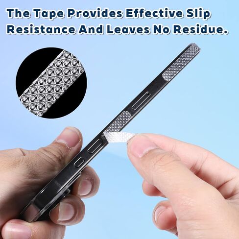 20 PCS Cell Phone Grip Tape, Non Slip Side Sticker Adhesive Grippy Bumper Frame Stickers Rubber Stickers for Phone Case Gaming Controller Tablet Computer in Saudi Arabia