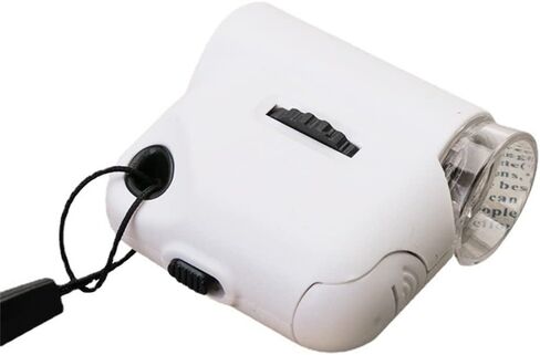 Carrying LED Light Microscope, High-Definition, White High Magnification Magnifying Glass in Saudi Arabia