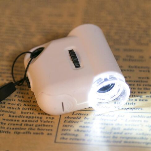 Carrying LED Light Microscope, High-Definition, White High Magnification Magnifying Glass in Saudi Arabia