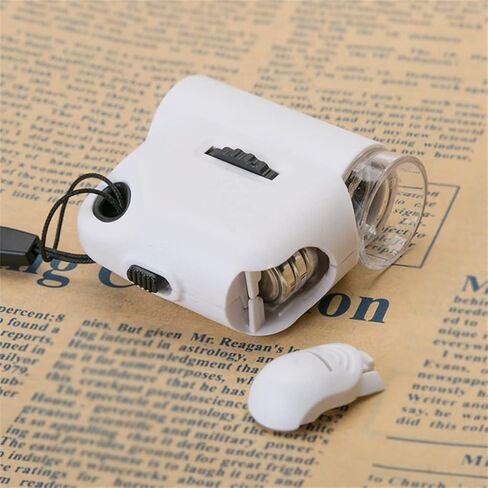 Carrying LED Light Microscope, High-Definition, White High Magnification Magnifying Glass in Saudi Arabia