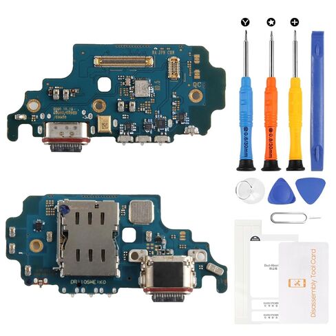 Charging Port Replacement for Samsung Galaxy S21 Ultra USB Type-C Charging Port Flex Cable Replacement with Tools - Compatible with SM-G998U SM-G998U1 All Models (Dock Connector Board Repair Kit) in Saudi Arabia