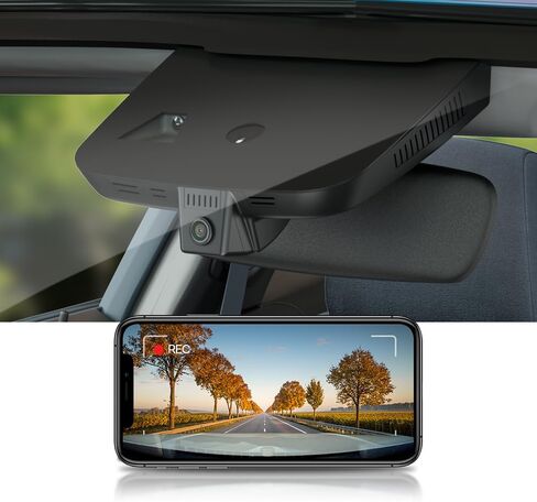 Fitcamx 4K Dash Cam Suitable for Mercedes-Benz Sprinter 2019-2025 Cargo Crew Passenger Van Cab Chassis (HD2-8291), OEM Look, UHD 2160P Video, WiFi & APP, Loop Recording, G-Sensor, Plug&Play, 64GB Card in Saudi Arabia