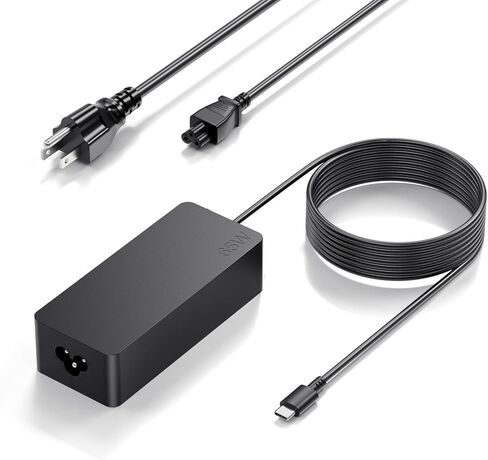 65W USB-C Charger Fit for Acemagic AX15 AX16, Nimo N151 N151S N152 N153 N154 N100 15.6" N171 N171S 17.3" Laptop and More (PD Fast Charging, Total Power Cord Length 10-Feet) in Saudi Arabia