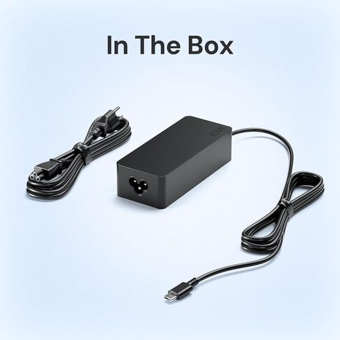 65W USB-C Charger Fit for Acemagic AX15 AX16, Nimo N151 N151S N152 N153 N154 N100 15.6" N171 N171S 17.3" Laptop and More (PD Fast Charging, Total Power Cord Length 10-Feet) in Saudi Arabia