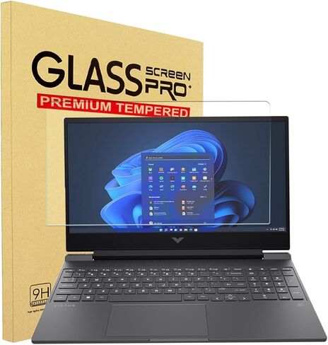 YINOVEEN واقي شاشة من الزجاج المقوى مقاس 15.6 بوصة لجهاز الكمبيوتر المحمول HP Victus مقاس 15.6 بوصة، كمبيوتر محمول HP Victus 15-fa 15-fb Series 15t-fa000 15-fa0033dx 15z-fb000 15-fb0747nr، 9H، مضاد للخدش in Kuwait