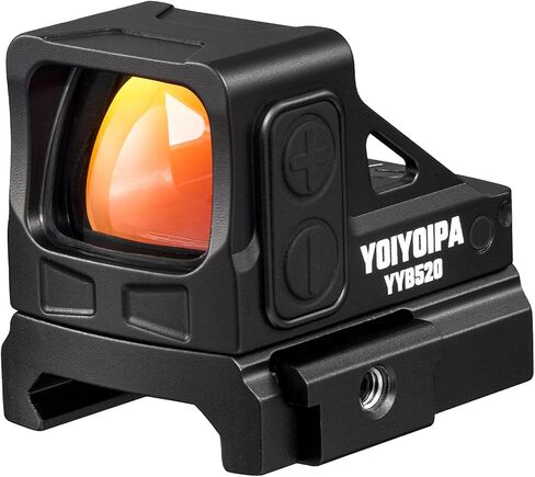 YYB520 RMSc/RMS/RMR Red Dot Sight for Pistol - 3000G Shock-Proof/IPX7/Motion Activation/Side Batt Comp/Multi-reticle/11 Illumination/Prem Opt Glass/Incl MOS & Picatinny Adptr Plates in Saudi Arabia