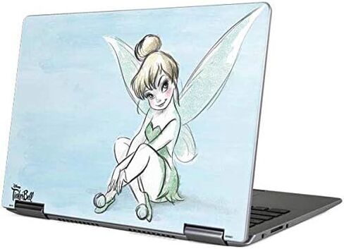 ملصق Skinit للكمبيوتر المحمول متوافق مع Yoga 710 14in - تصميم فني مرخص رسميًا من Disney Tinker Bell Sketch Art in Kuwait