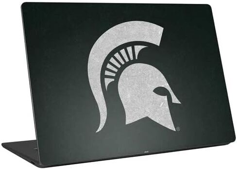 Skinit Laptop Decal Skin Compatible with Universal Laptop 15in (12.2 x 8.8in) - Officially Licensed Michigan State University Spartans Logo Design in Saudi Arabia
