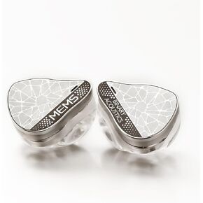 HiFiGo Binary EP321 MEMS in-Ear Monitor, Direct-Drive MEMS Earphones, 3BA +2DD+1MEMS Hybrid IEM with Iridescent CNC Stainless Steel Faceplates for Musician Audiophile (3.5mm) in Kuwait