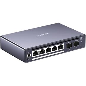 9-Port 2.5G Easy Managed PoE+ Ethernet Switch, IEEE8023af/at PoE 140W, VLAN/QoS/STP/IGMP/LACP Supported, Fanless 2.5Gb Network Switch for AP, VoIP Phone, IP Camera, NVR in Kuwait