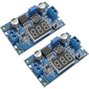 LM2596S وحدة إمداد طاقة محول DC-DC قابلة للتعديل مع مدخل عرض مقياس الجهد الرقمي 4-40 فولت، 1.25-37 فولت 3 أمبير (عبوة من 3) in Kuwait