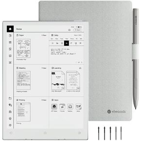 حزمة مطورة مع AiPaper وStylus Pro و5 Nibs، وجهاز لوحي Carta 1300 AI E Ink، ودفتر ملاحظات إلكتروني مقاس 10.65 بوصة 300 نقطة في البوصة مع قلم، رفيع للغاية 4.5 مم، وخفيف الوزن 370 جم، وجهاز تدوين الملاحظات بسعة 128 جيجابايت in Kuwait