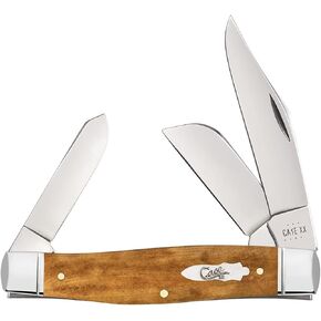 Case XX WR POCKET KNIFE SMOOTH ANTIQUE BONE LARGE STOCKMAN، البند 58204، الطول مغلق 4 1/4 بوصة (6375 SS) in Saudi Arabia