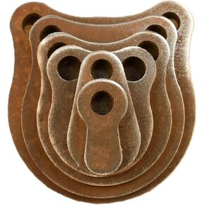 تعرف على حدودك (KYL) مجموعة AR500 Steel Gong Target (ألواح من 1 بوصة إلى 6 بوصة) بسمك 3/8 بوصة أو 1/2 بوصة، من HDSteelTargets in Saudi Arabia