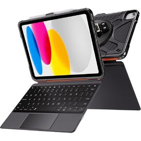 ZenRich iPad A16 11th 10th Generation Rugged Case with Detachable Keyboard in Saudi Arabia