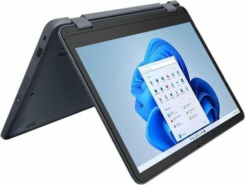 Lenovo 300w Yoga Gen 4 82VM0018US 11.6 بوصة شاشة لمس قابلة للتحويل 2 في 1 نوت بوك - HD - Intel N-Series N200-8 جيجابايت - 128 جيجابايت SSD - لوحة مفاتيح إنجليزية - رمادي داكن - شريحة Intel - 1366 x 768 - Windows 11 Pr in Saudi Arabia