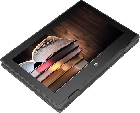 حزمة كمبيوتر محمول HP ProBook x360 G6 2 في 1 مقاس 11.6 بوصة تعمل باللمس مع معالج Core i5-10210Y بسرعة 4 جيجا هرتز وذاكرة DDR4 سعة 8 جيجابايت ومحرك أقراص SSD سعة 256 جيجابايت وشاشة عالية الدقة وكاميرا ويب وواي فاي وويندوز 10 برو in Kuwait