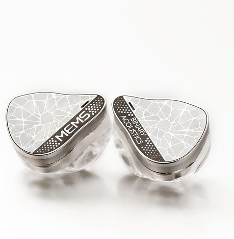 HiFiGo Binary EP321 MEMS in-Ear Monitor, Direct-Drive MEMS Earphones, 3BA +2DD+1MEMS Hybrid IEM with Iridescent CNC Stainless Steel Faceplates for Musician Audiophile (3.5mm) in Kuwait